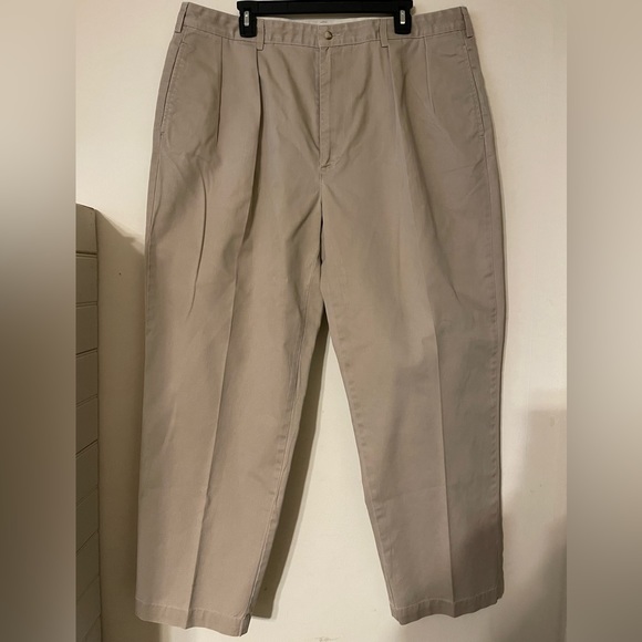 Polo Ralph Lauren Chino Andrew Pant Men’s Size 42x30 Khaki Vintage - Picture 1 of 7